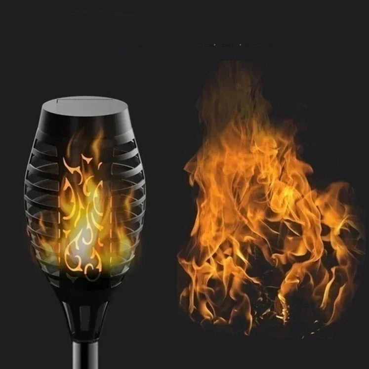 Solar flackernde Rasen Weg Deko-Lampen