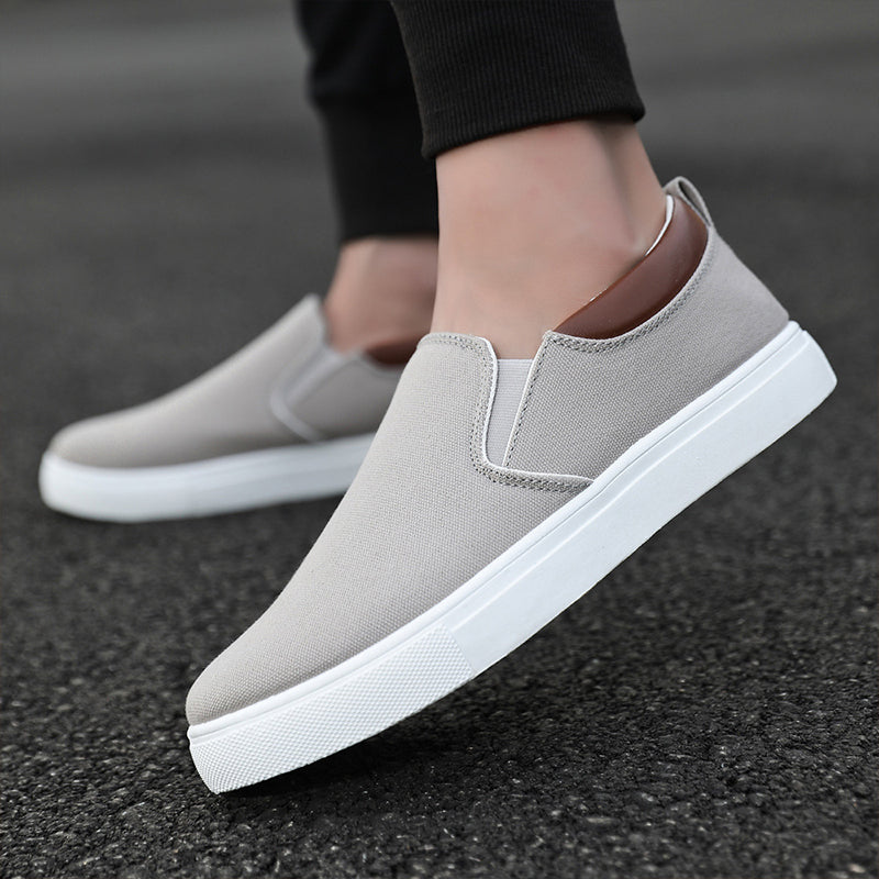 Slip-On-Schuhe aus Segeltuch für Herren