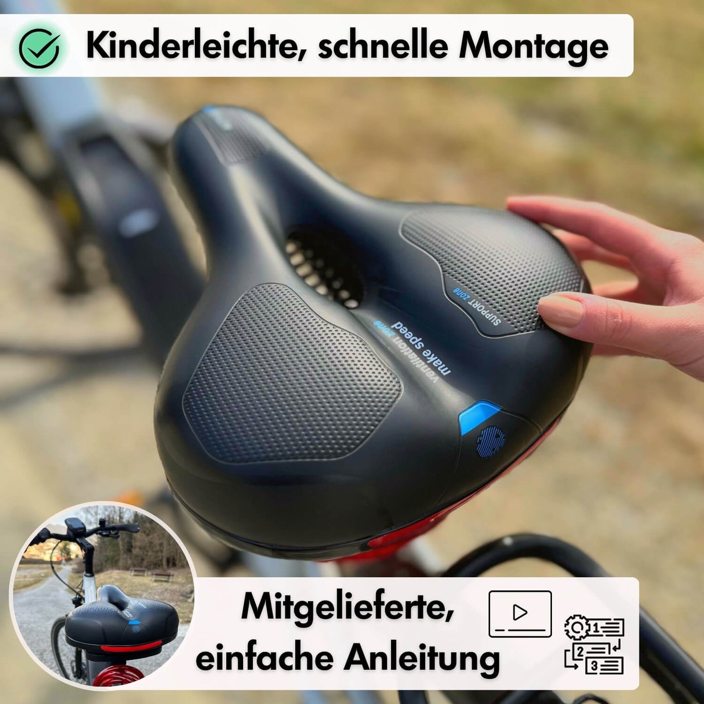 CloudComfort Pro – Endlich Schmerzfrei Radfahren