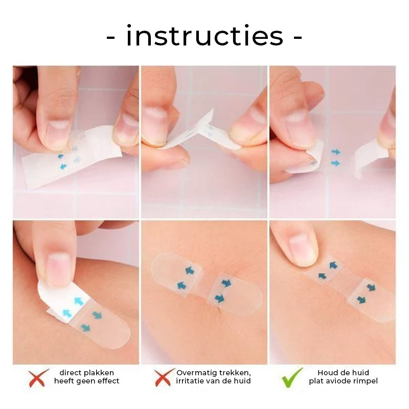 Unsichtbares Facelifting-Tape