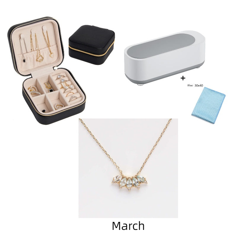 Ultraschallreinigungsmaschine Hochfrequenzvibrationswaschreiniger Schmuck Brillen Uhren Ringe Prothesenreiniger