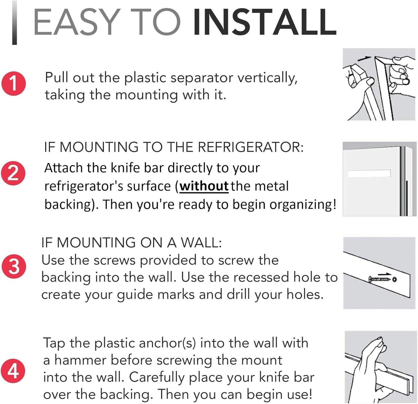 14 Zoll Magnetischer Messer- und Werkzeughalter