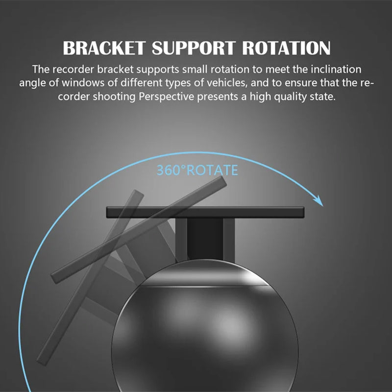 1080P HD Mini ADAS Dashcam mit 360° Drehfunktion
