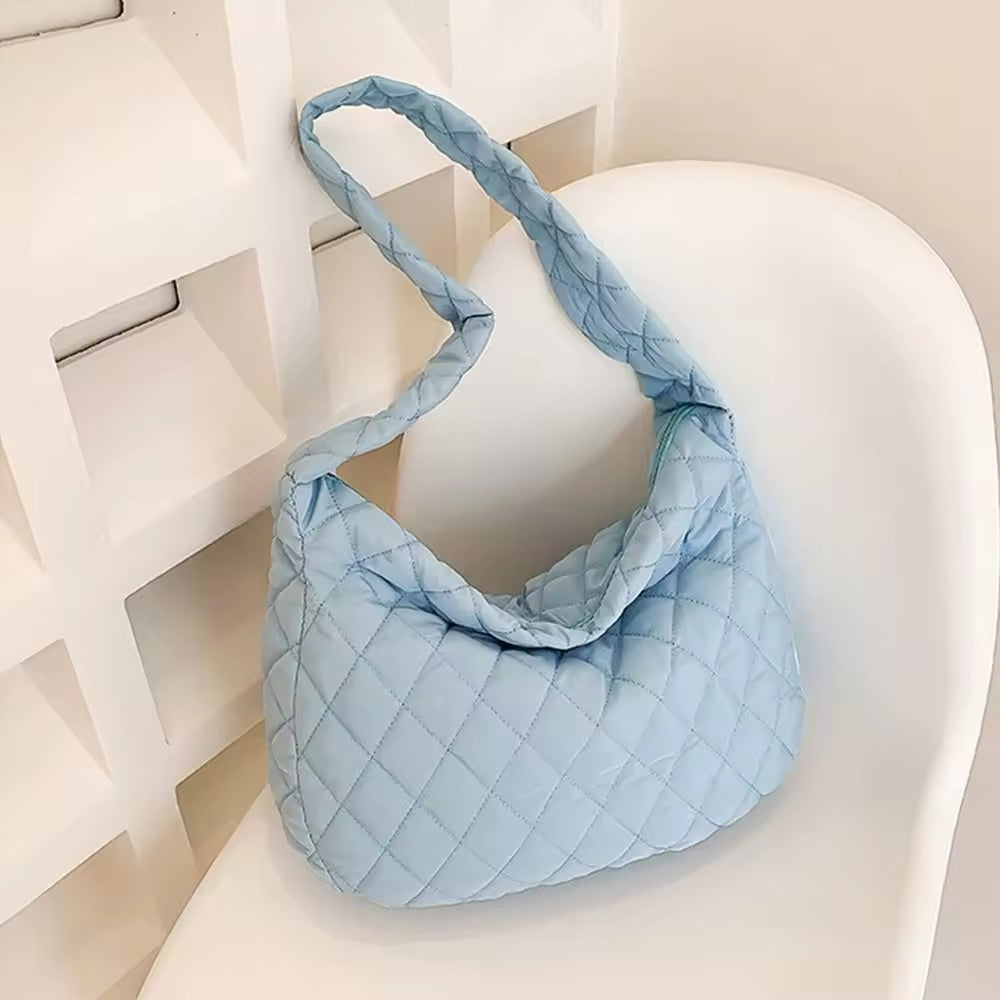 Gepolsterte Ballerina Extra Large Puffer Tote Crossbody Gepolsterte Schultertasche