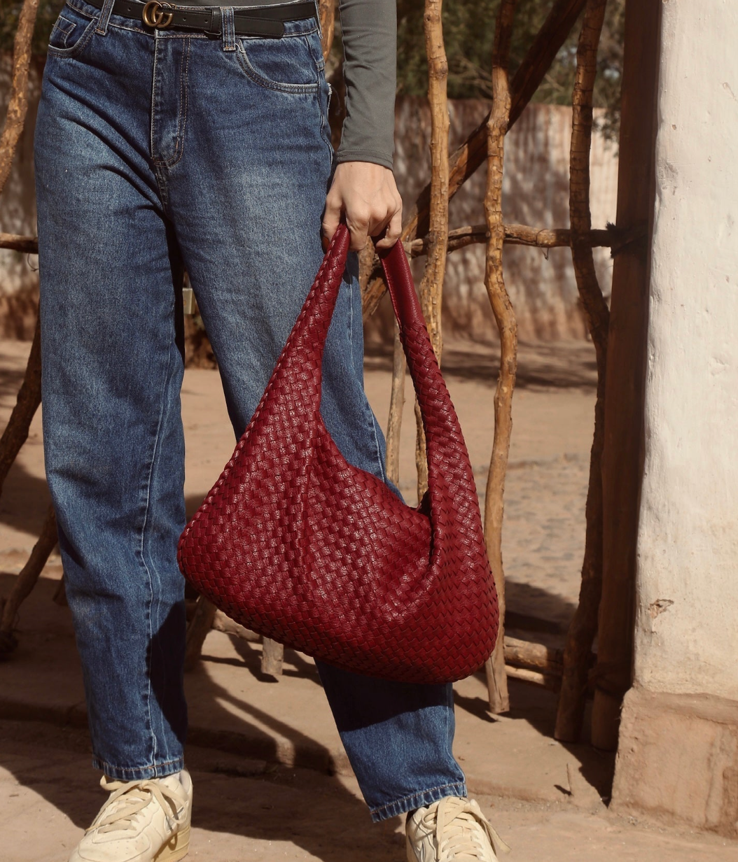 Elegante Umhängetasche aus Leder