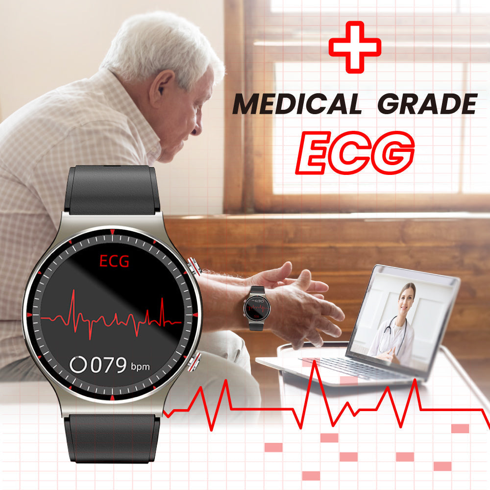 Sandsberg CFDA EKG Blutsauerstoff Herzfrequenz Gesundheitsüberwachung Smart Watch