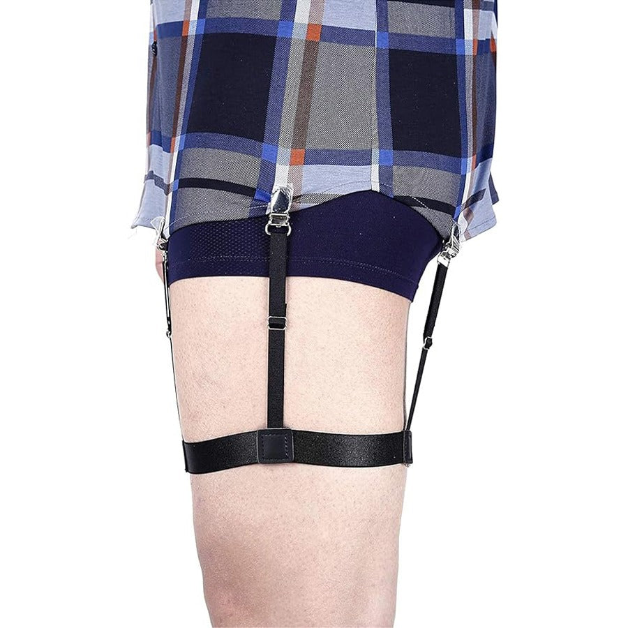 Herren Hemd-Stäbe Gummibänder Hosenträger für sicheren Hemd-Halter