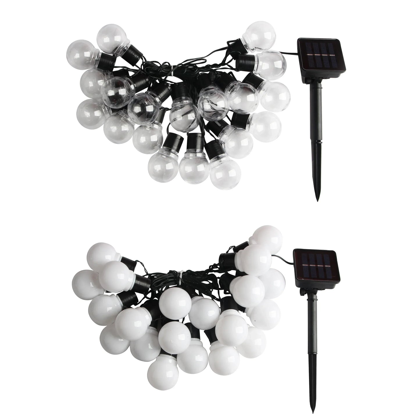 Wasserfeste Outdoor-Lichterketten - Solar-Gartenbeleuchtung für Balkon & Terrasse