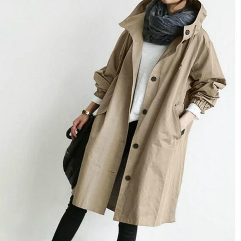 Wind- und wasserdichter Trenchcoat für Damen