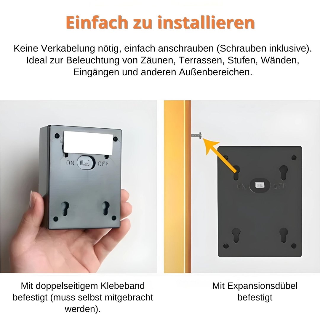 Sandsberg | LED-Solarwandleuchten