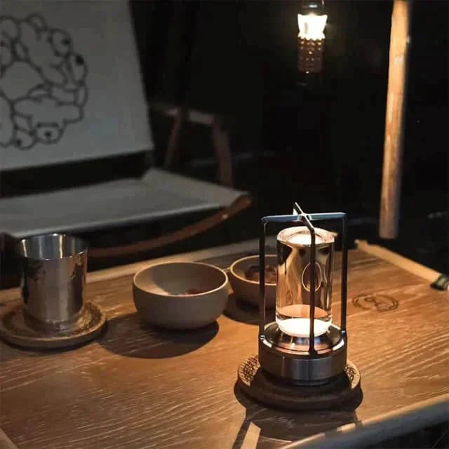 Elegante Kristall Tischlampe