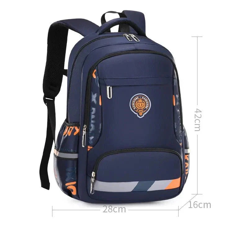 Orthopädischer wasserdichter Schulrucksack für Jungen