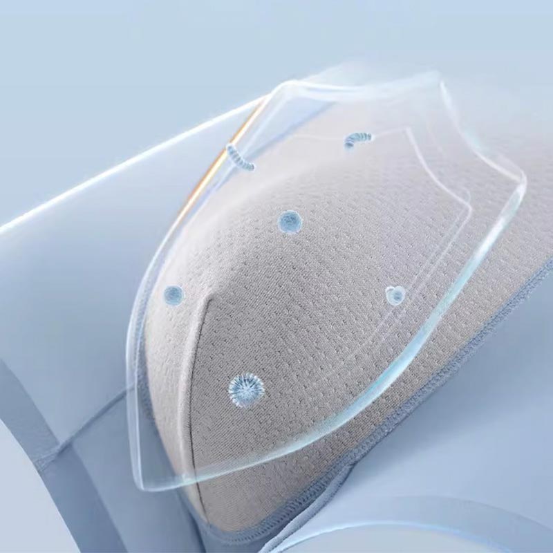 4 Stück Herren Eis-Satin Antibakterielle Atmungsaktive Boxershorts