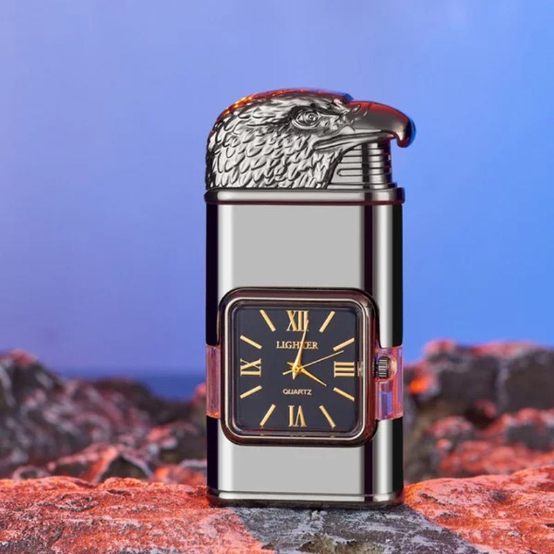 Sandsberg Vintage Uhr Bezel Jetflamme Taschenfeuerzeug