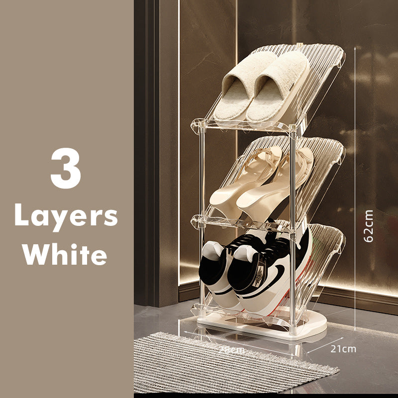 Luxe Transparente Robuste Mehrschichtige Schuhregal für den Hausgebrauch