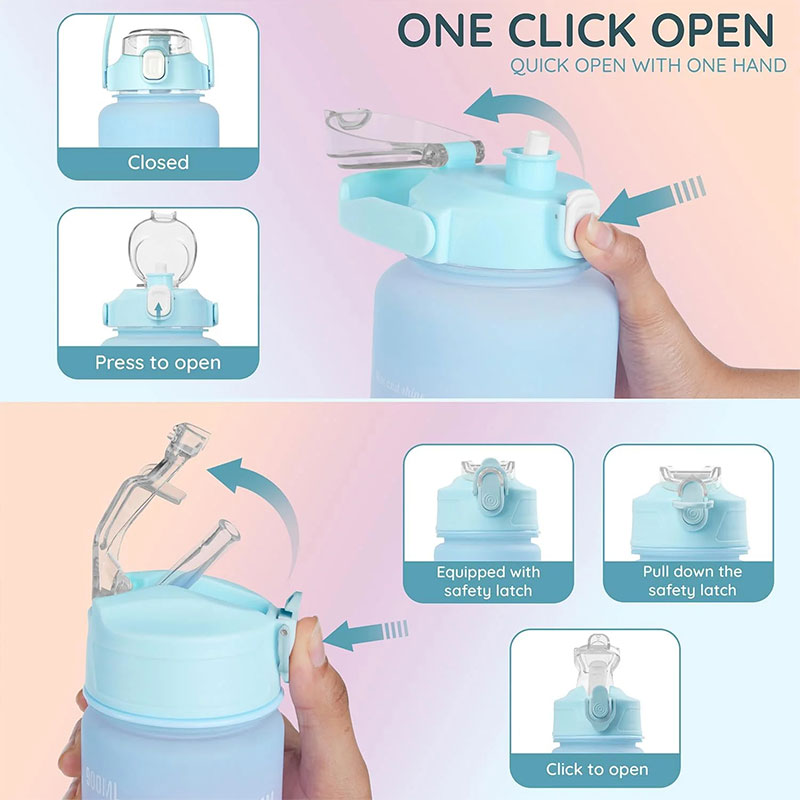 3-IN-1 Motivations-Wasserflasche