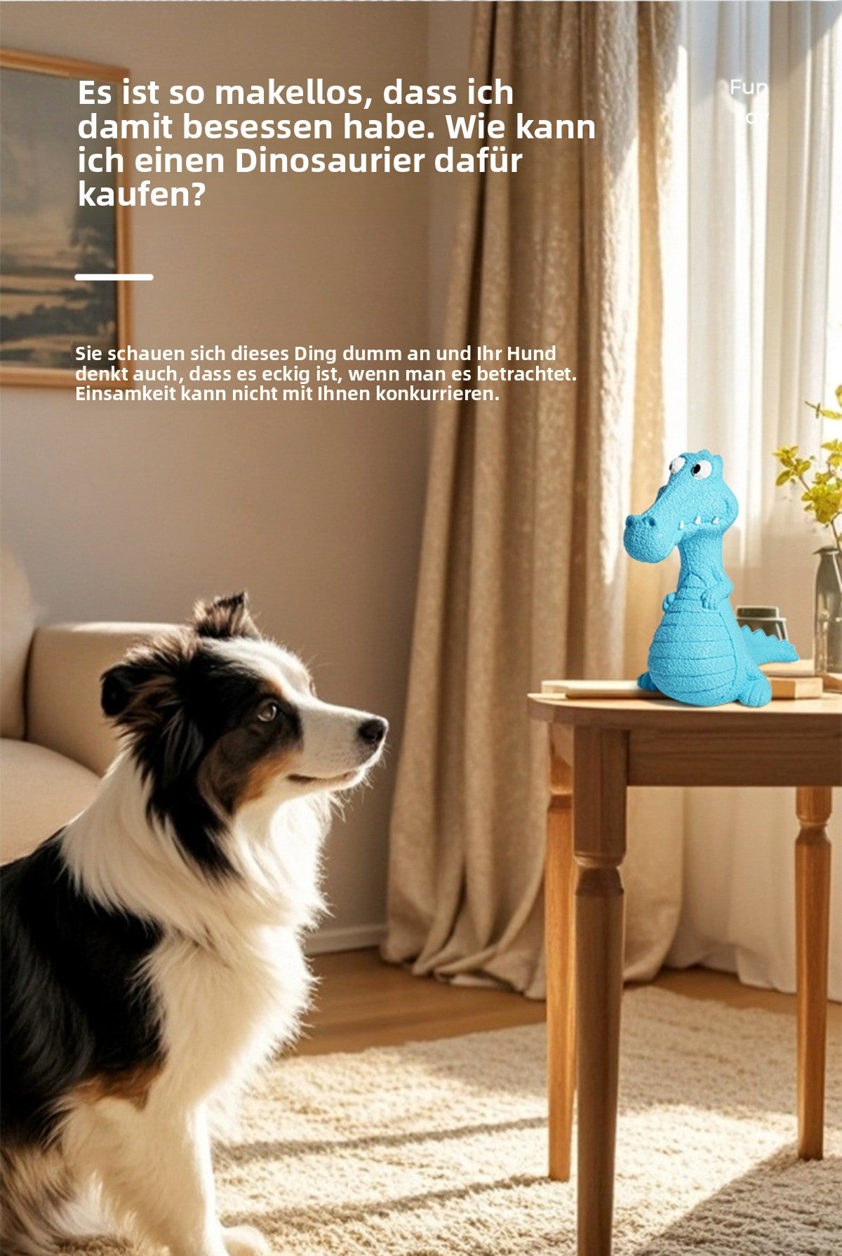 Sandsberg | Naturkautschuk Sound Dinosaurier Haustier Spielzeug