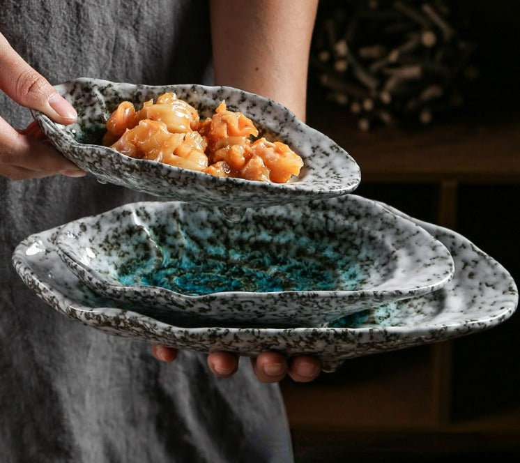 Muschelförmige Keramik