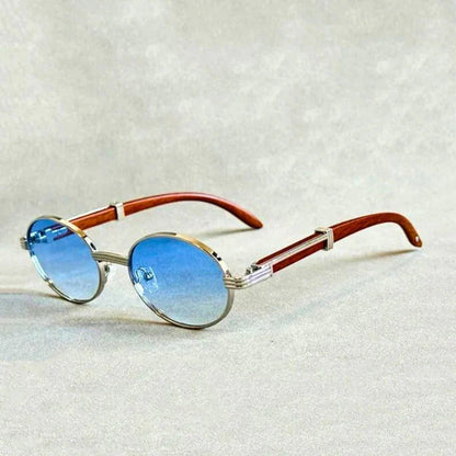 BlissGlow –   Holzsonnenbrille der Retro-Serie
