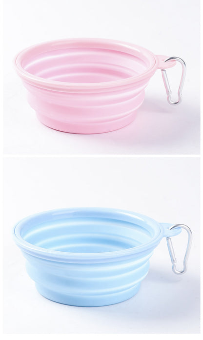 Sandsberg | Faltbarer Silikon-Trinknapf für Haustiere im Freien