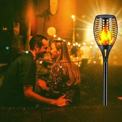 Solar flackernde Rasen Weg Deko-Lampen