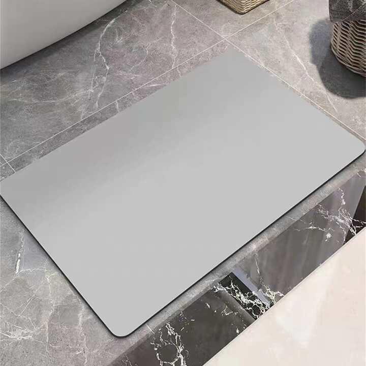 Sandsberg | Einfarbiger Antirutsch-Badewannenteppich Weich Schnell trocknend Waschbare Duschmatte