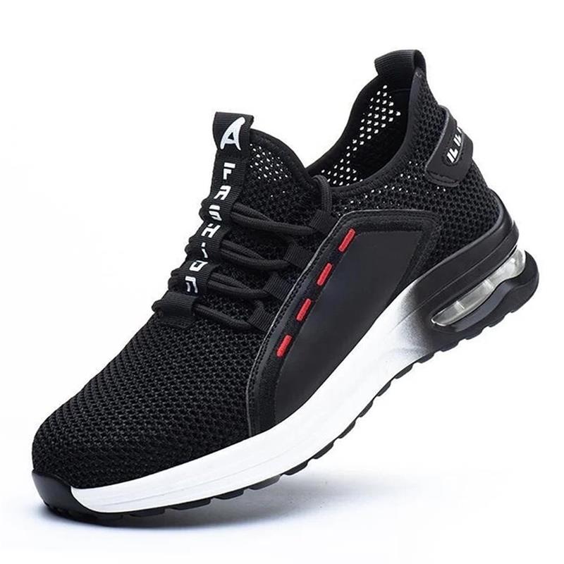 Ultraleichte, atmungsaktive, rutschfeste Arbeitsschuhe mit Stahlkappe