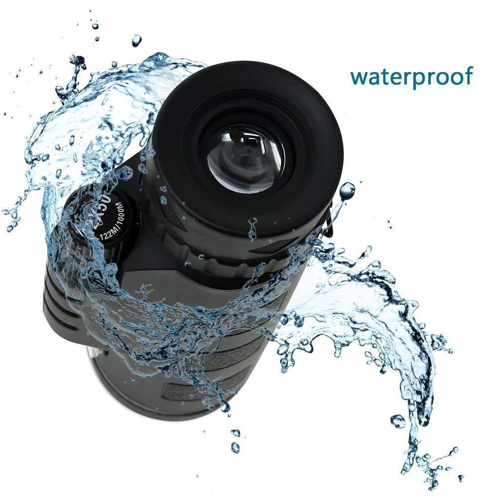 Sandsberg Hochleistungs-Monokular-Teleskop mit Smartphone-Adapter und Stativ