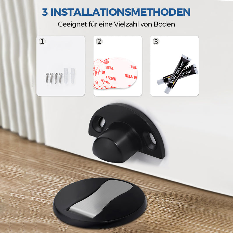 Unsichtbarer magnetischer Türstopper aus Edelstahl