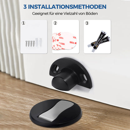 Unsichtbarer magnetischer Türstopper aus Edelstahl