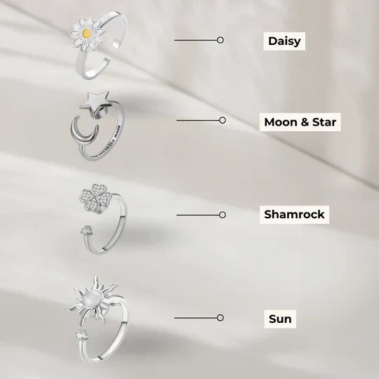 CalmRing Nua - Stilvolles Ring für Stress und Angst