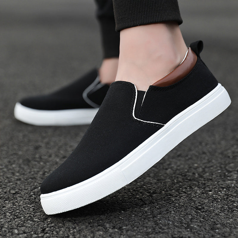 Slip-On-Schuhe aus Segeltuch für Herren