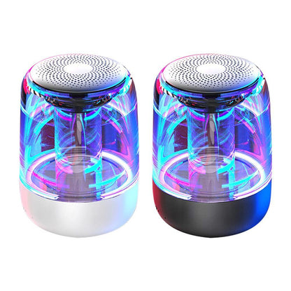 Sandsberg Lautsprecher Bluetooth Säule Drahtloser Bluetooth-Lautsprecher mit kraftvollem Bass und Radio sowie variabler Farb-LED-Beleuchtung.