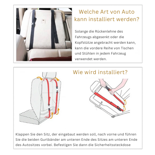 Sandsberg' Kindersitz™ | Sicherheit ist die Nummer eins!