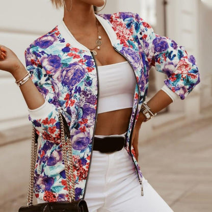 Jacke | Vintage elegante Zwischenjacke für Frauen