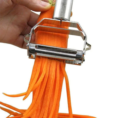Ultrascharfer Edelstahl Multifunktions-Gemüsehobel & Julienne-Schneider Kartoffel Karottenreibe