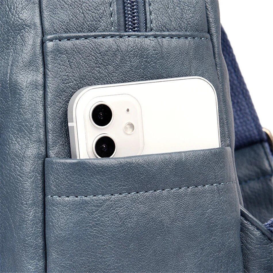 Sandsberg Leder Rucksack für Damen