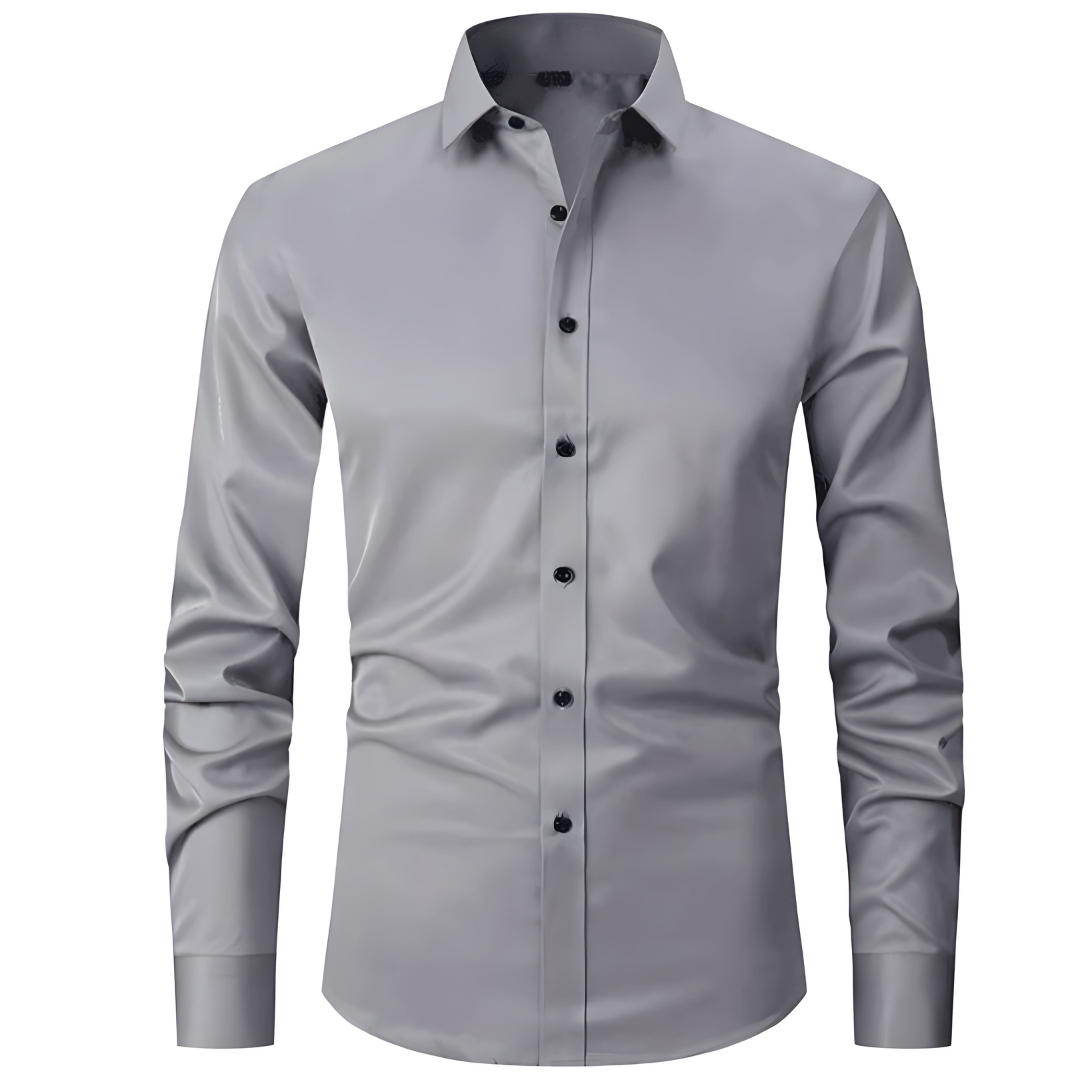 Sandsberg I Atmungsaktives, hoch elastisches Anti-Falten-Hemd