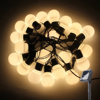 Wasserfeste Outdoor-Lichterketten - Solar-Gartenbeleuchtung für Balkon & Terrasse