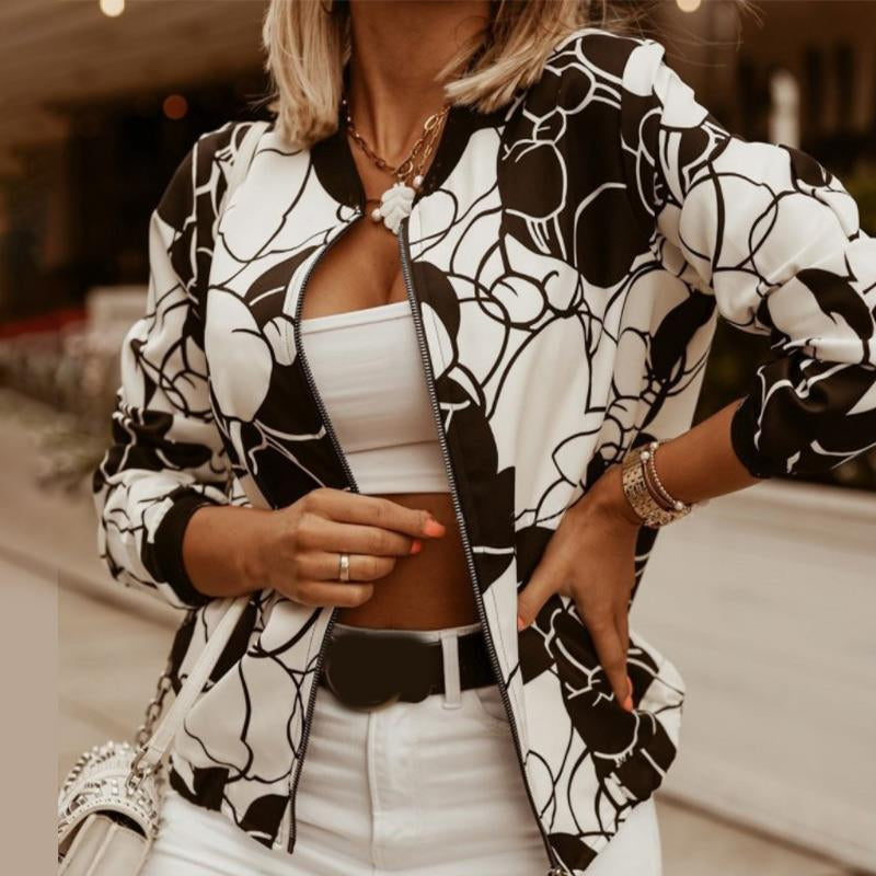 Jacke | Vintage elegante Zwischenjacke für Frauen