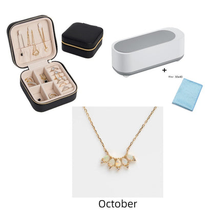 Ultraschallreinigungsmaschine Hochfrequenzvibrationswaschreiniger Schmuck Brillen Uhren Ringe Prothesenreiniger