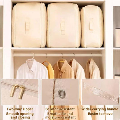 Extrem platzsparender, selbstkomprimierender Organizer