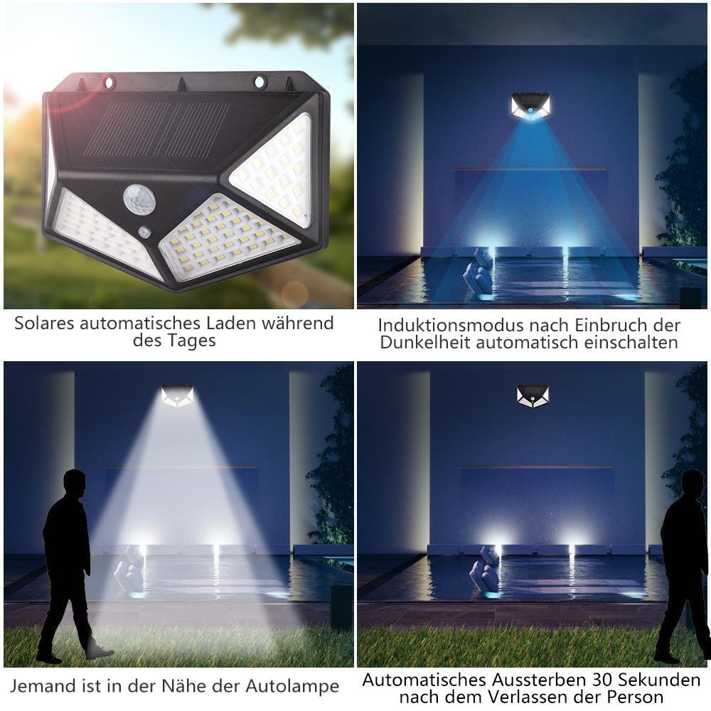 Wasserdichte Solarlampe 100 LED im Freien