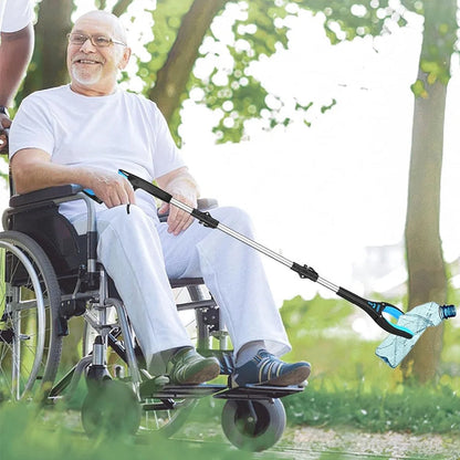 Klappbarer Greifer mit um 360° drehbarem Clip