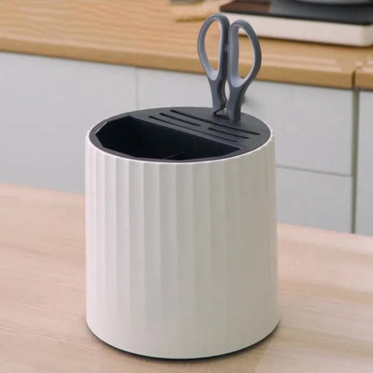 360° drehbarer multifunktionaler großer Besteck- und Küchenmesser-Organizer