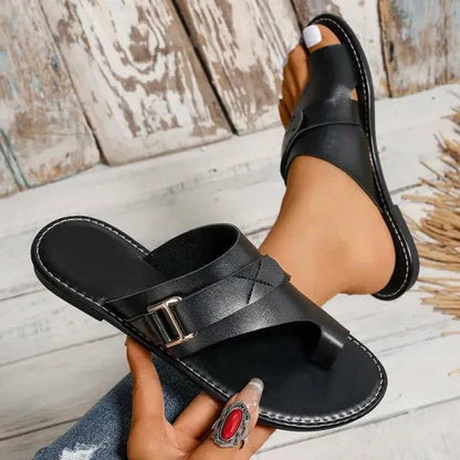 Frauen Orthopädische Hallux Valgus Korrektur Leder Sandalen