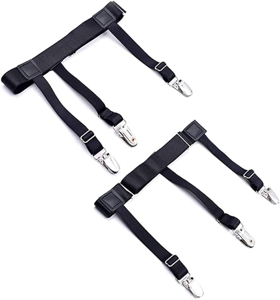 Herren Hemd-Stäbe Gummibänder Hosenträger für sicheren Hemd-Halter