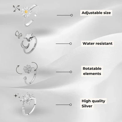 CalmRing Nua - Stilvolles Ring für Stress und Angst