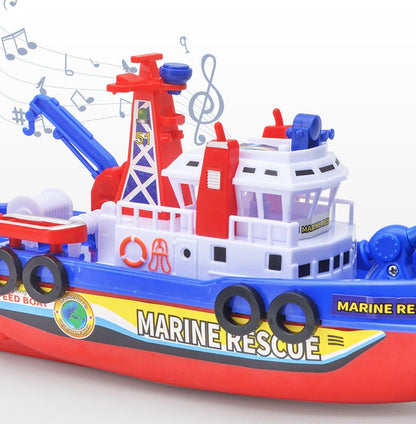 Sandsberg Marine Feuerboot für Jungen von 3 bis 6 Jahren, Simulationsmodell eines Schnellboots.