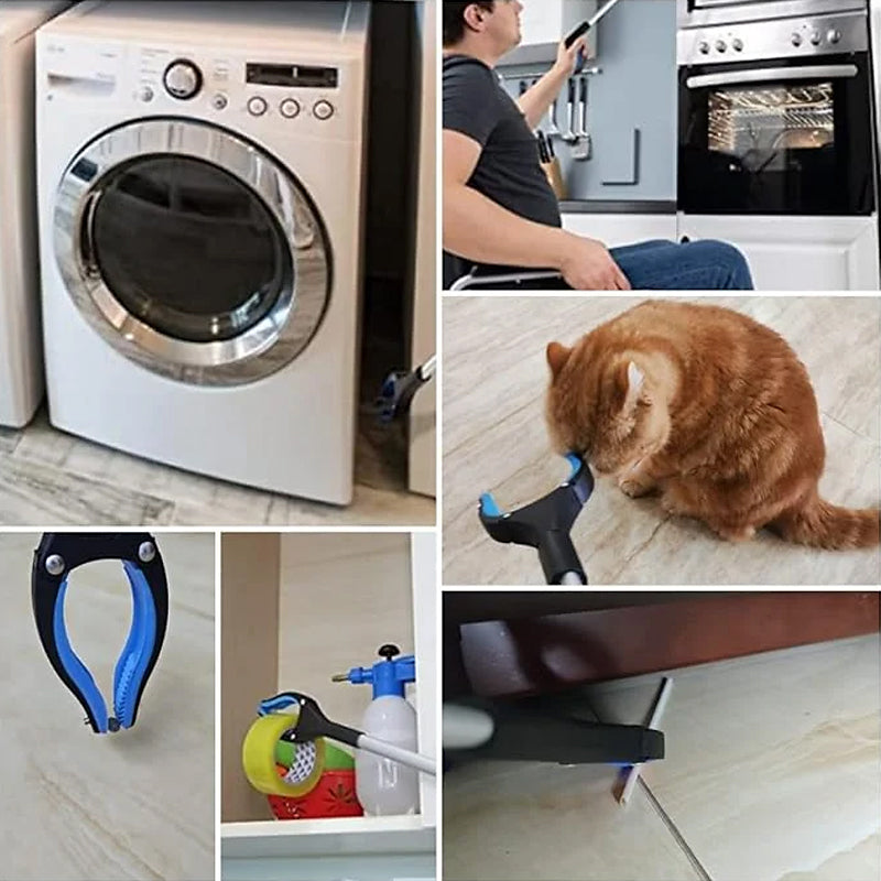 Klappbarer Greifer mit um 360° drehbarem Clip